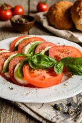 Traditional Caprese salad