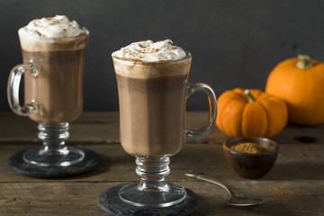 Homemade Pumpkin Spice Hot Chocolate