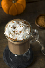 Homemade Pumpkin Spice Hot Chocolate