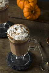 Homemade Pumpkin Spice Hot Chocolate