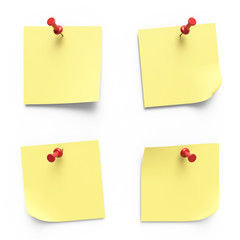 4 Post-its Stickies