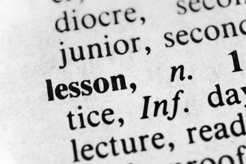 Obraz premium Lesson