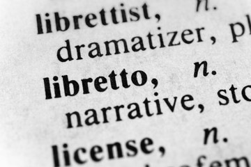 Fototapeta premium Libretto