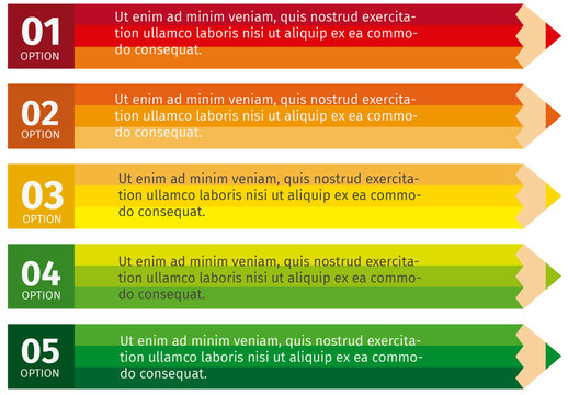Colorful Pencil Infographic Step-by-Step Education Process Template