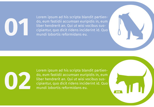 3 Tab Dog and Pet Care Infographic