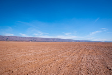 Fototapeta na wymiar Iriqui Lake, Morocco, Sahara
