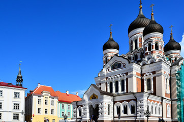Obraz premium cathédrale orthodoxe de Tallinn