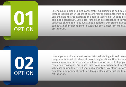 Numbered Tab Multipurpose Infographic 3