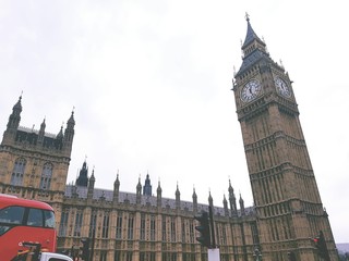 Fototapeta na wymiar The Palace of Westminster 
