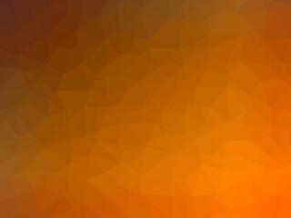 Abstract orange gradient polygon shaped background