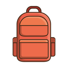travel bag isolated icon vector illustration design