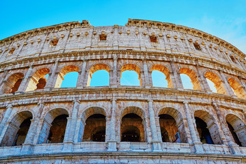 Fototapeta na wymiar Scenic view of Colosseum in Rome, Italy