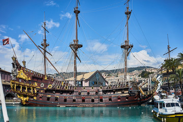 Great Ship in Genoa / Pirate Boat 
