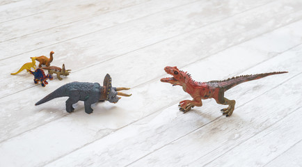 battle of dinosaurs
