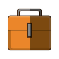 suitcase travel isolated icon vector illustration design