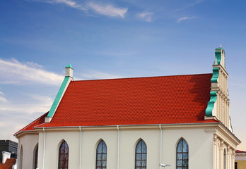 Facade of the temple of the seventeenth century