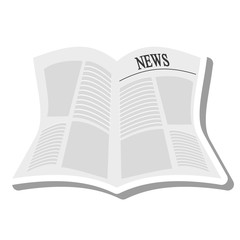 news paper information isolated icon vector illustration design