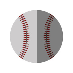 baseball ball sport isolated icon vector illustration design