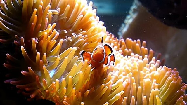 False Clown fish on Anemone (nemo fish)