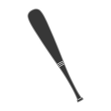 baseball bat equipment icon vector illustration design