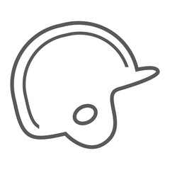 baseball helmet protection equipment icon vector illustration design