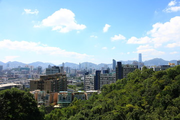 Fototapeta premium Skyline of Kowloon Peninsula, Hong Kong