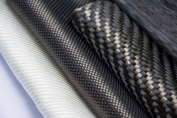 Carbon fiber composite raw material - obrazy, fototapety, plakaty