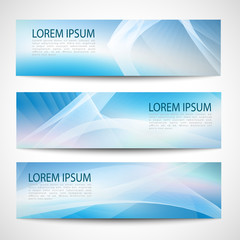 Abstract header pink blue wave white vector design