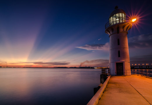 Lighthouse of Raffles Marina