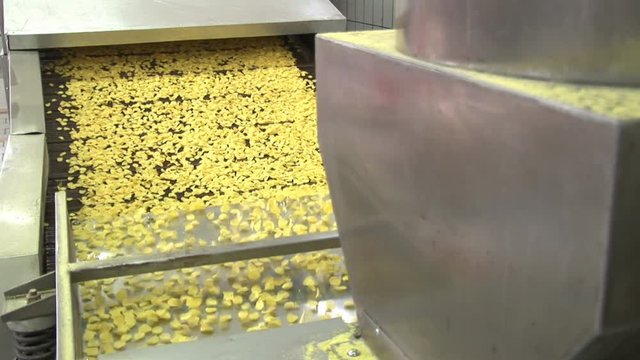 Factory for the production of corn flakes