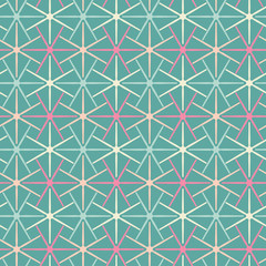 Seamless background abstract pattern with repeating star graphic ornament on the light background. Vector eps illustration