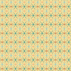 Seamless background abstract pattern with repeating star graphic ornament on the light background. Vector eps illustration