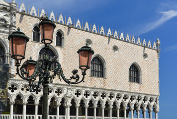 Naklejka premium Palacio Ducale, Plaza San Marcos, Venecia