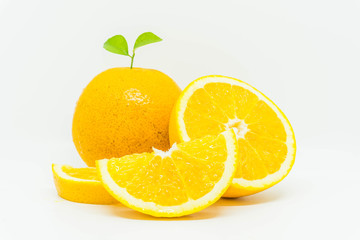 orange isolated on white background