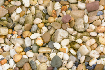 Multiple stone used to decorate the garden Japanese style.