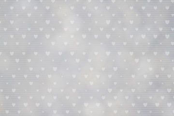 White Heart seamless patterns