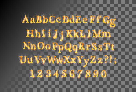 Fire Flame Font