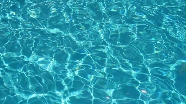 close up water in the swimming pool