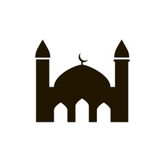 Mosque icon vector