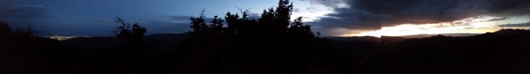 Sunrise to the east darkness to the west