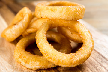 Fast food Homemade Crunchy Fried onion rings