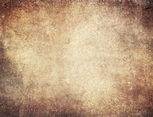 Naklejka premium Brown grungy wall