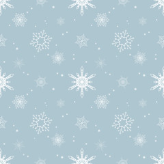 snowflake pastel blue colour background, christmas pattern tint layer wallpaper