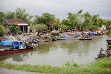 Obraz premium Rural scene central Vietnam