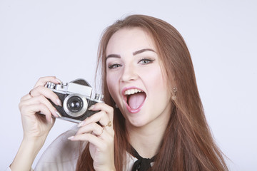 девушка- фотограф