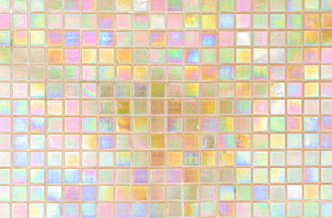 Fototapeta premium Glass mosaic in the bathroom