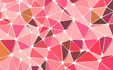 Fototapeta na wymiar glamour polygonal triangle pink background