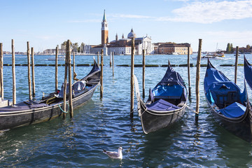 View to San Giorgio Maggiore one of the islands of Venice