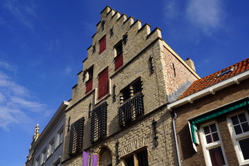 Obraz premium Altstadt ZIERIKZEE / Schouwen-Duiveland/Zeeland/Niederlande