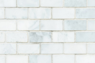 Obraz premium Marble bricks wall texture background.